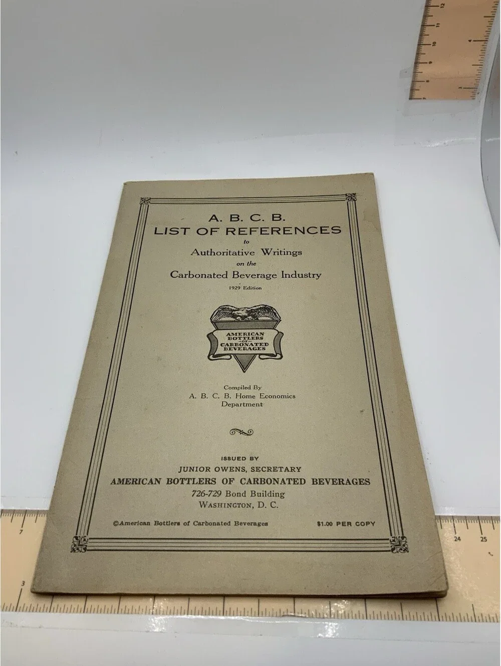 Vintage 1929-1930 ABC Carbonated Beverage Educational Bulletins & References 4pc
